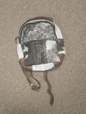 Cow Hide Myra Mini Backpack